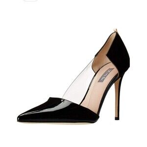 SJP by Sarah Jessica Parker NewIB Femme Clear Pointed Toe Dress Pump Size 36(5)